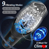 Gawk Gawk 4000 Masturbator Masturbating Electric Sex Toy for Men with 9 Vibration and Telescopic Modes